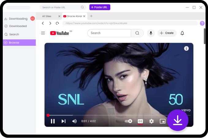 Built-in Browser